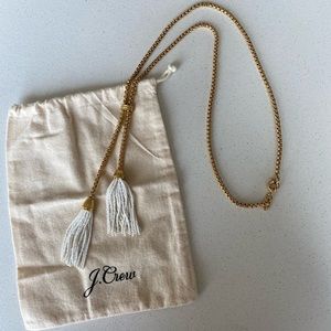 J. Crew Tassel Necklace
